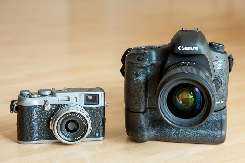 Fujifilm X100S vs. Canon 5D Mark III