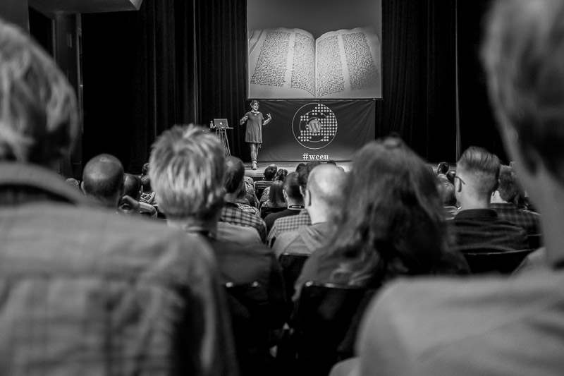  Tammie Lister during her The Life of a Theme talk at WordCamp Europe 2013