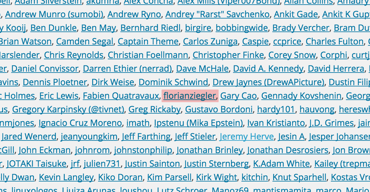 WordPress Core Contributor