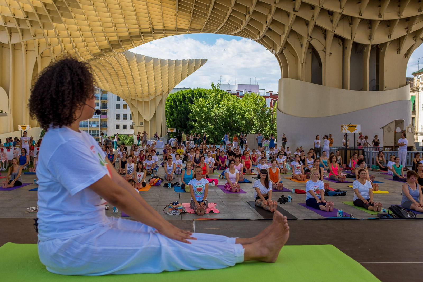 International Yoga Day 2015 in Seville