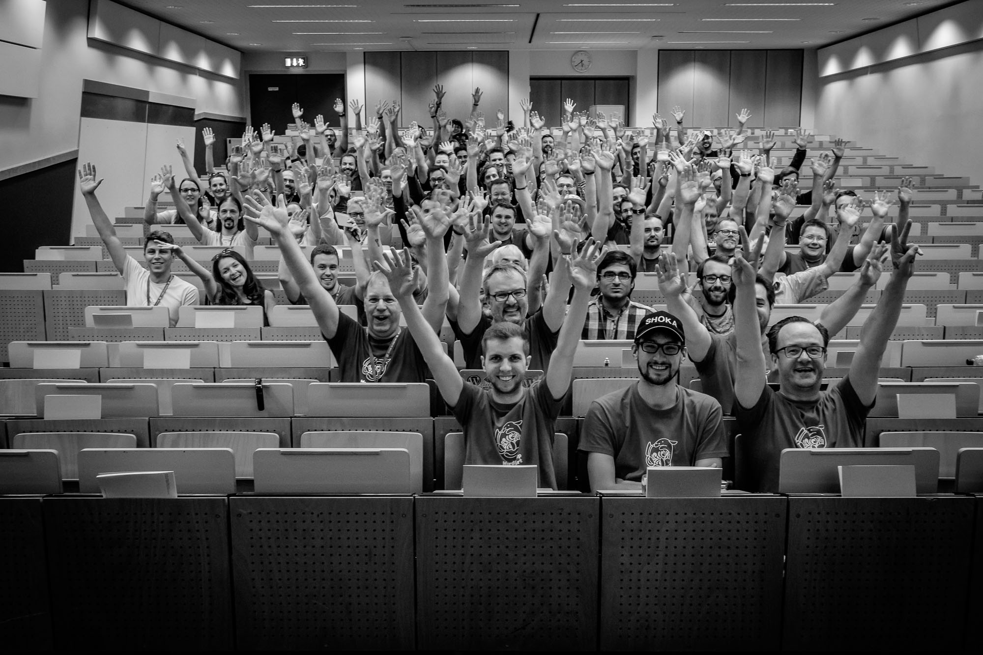 Attendees of WordCamp Frankfurt 2016