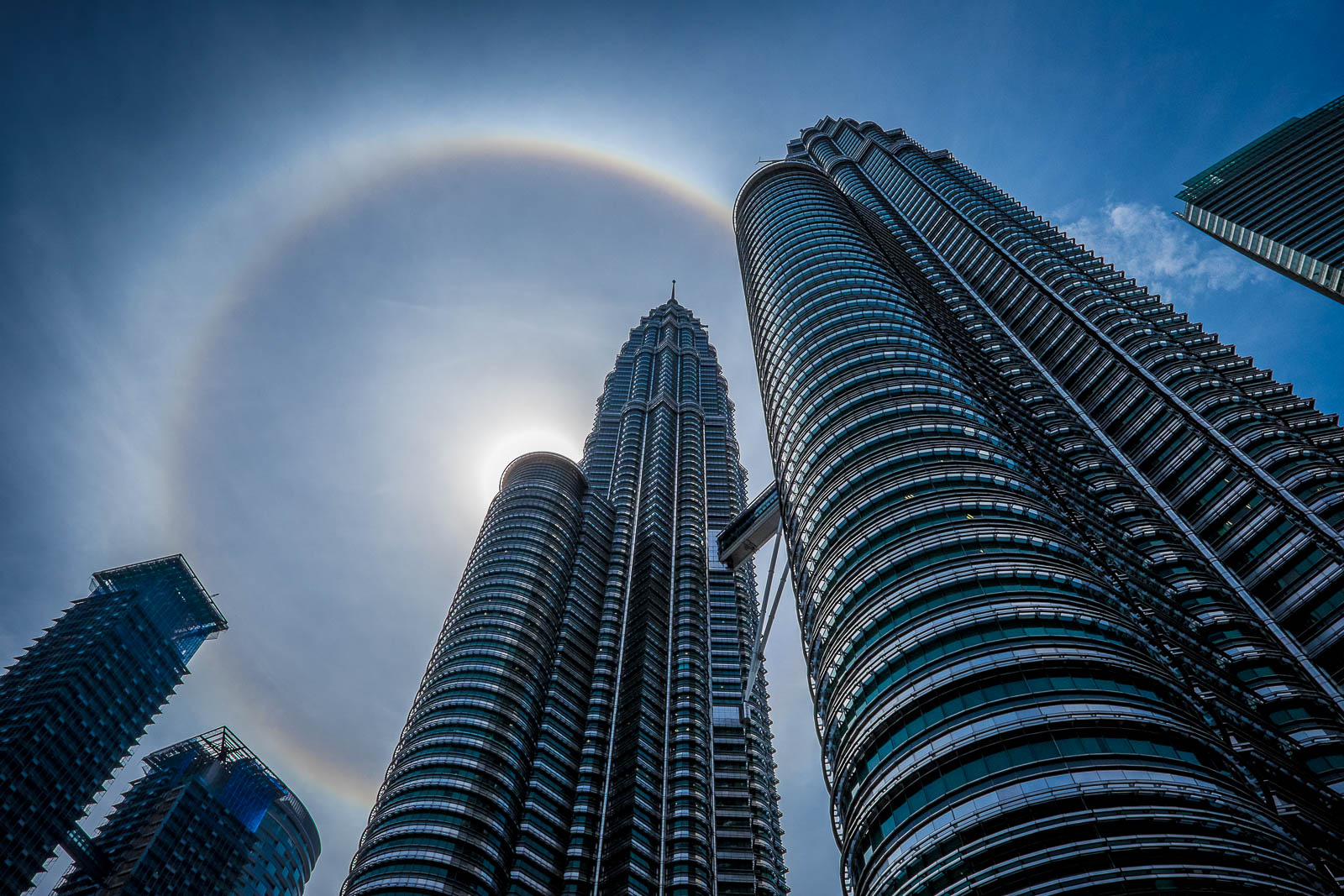 Petronas Twin Towers in Kuala Lumpur during mid-day