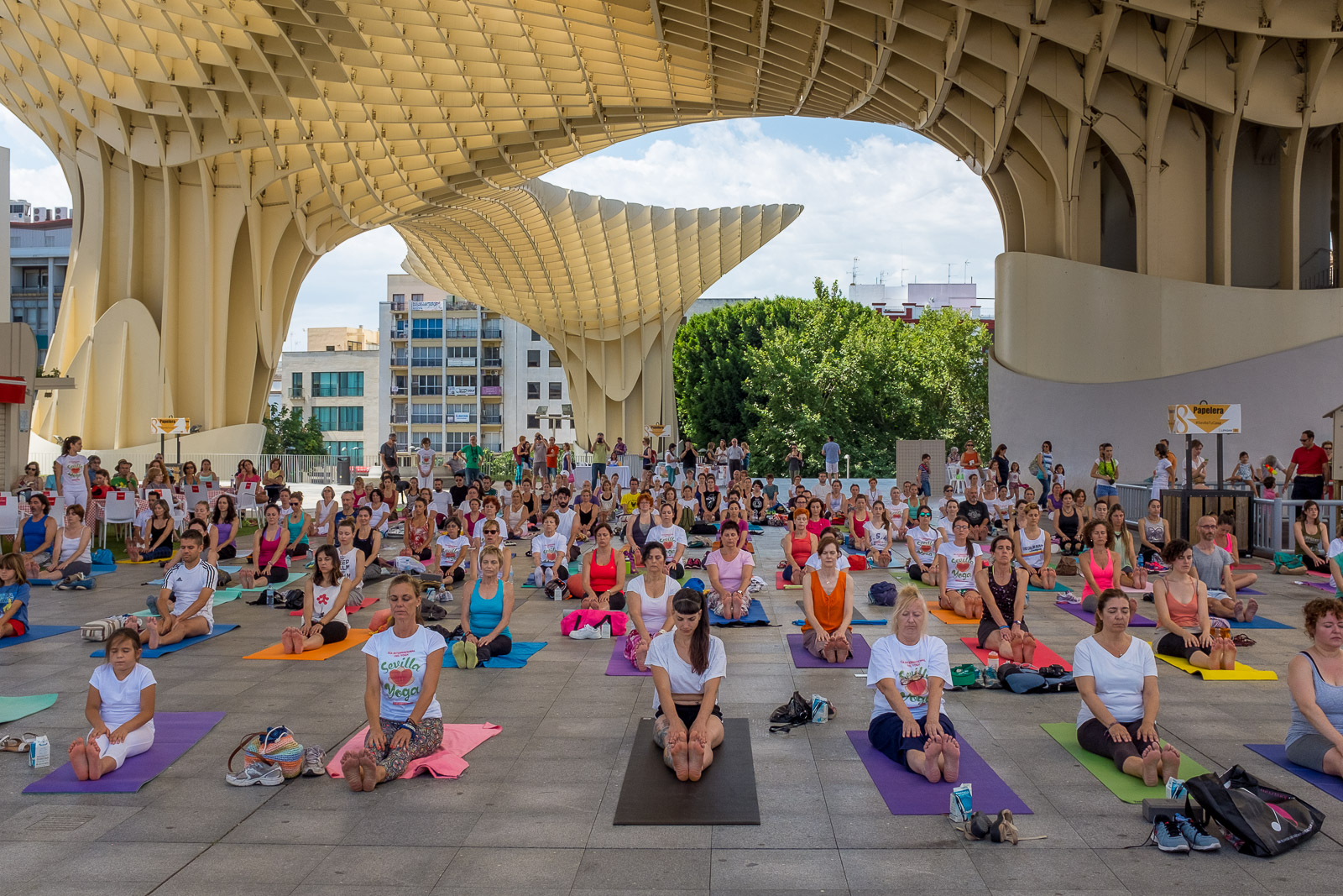 International Yoga Day 2015 in Seville