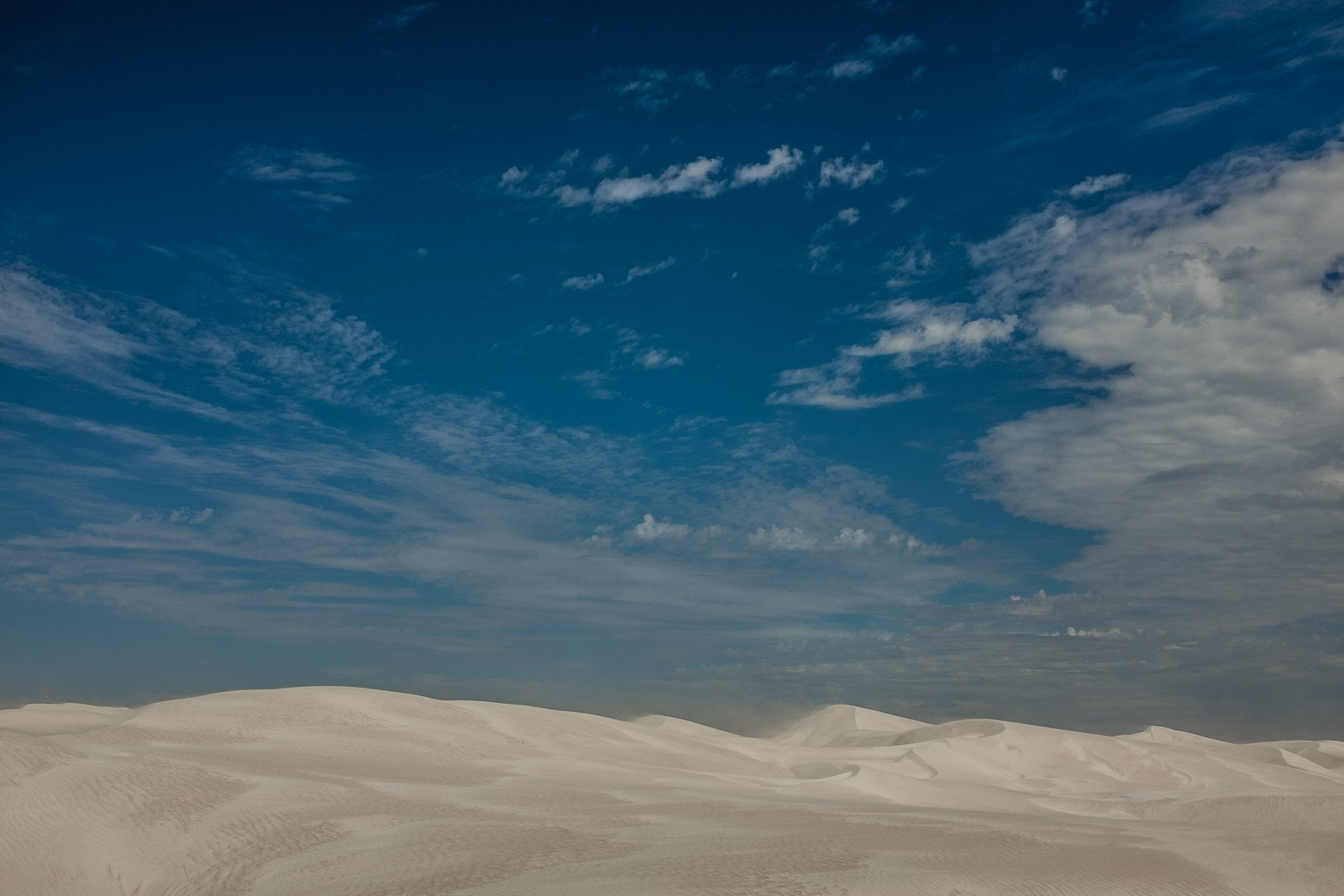 White Sand Dune in Nambung National Park, Western Australia